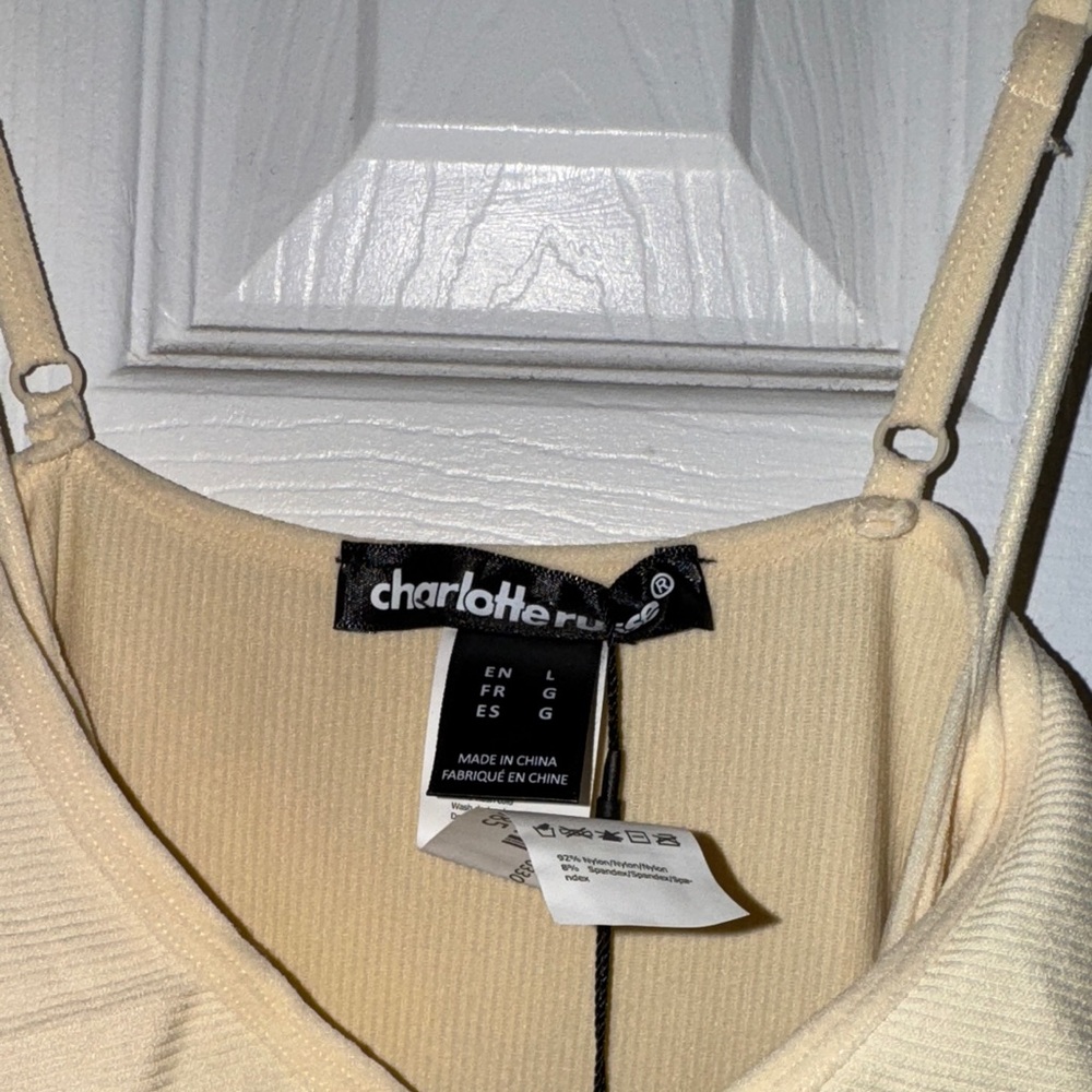 Charlotte Russe Cream Midi Dress - Picture 3 of 7